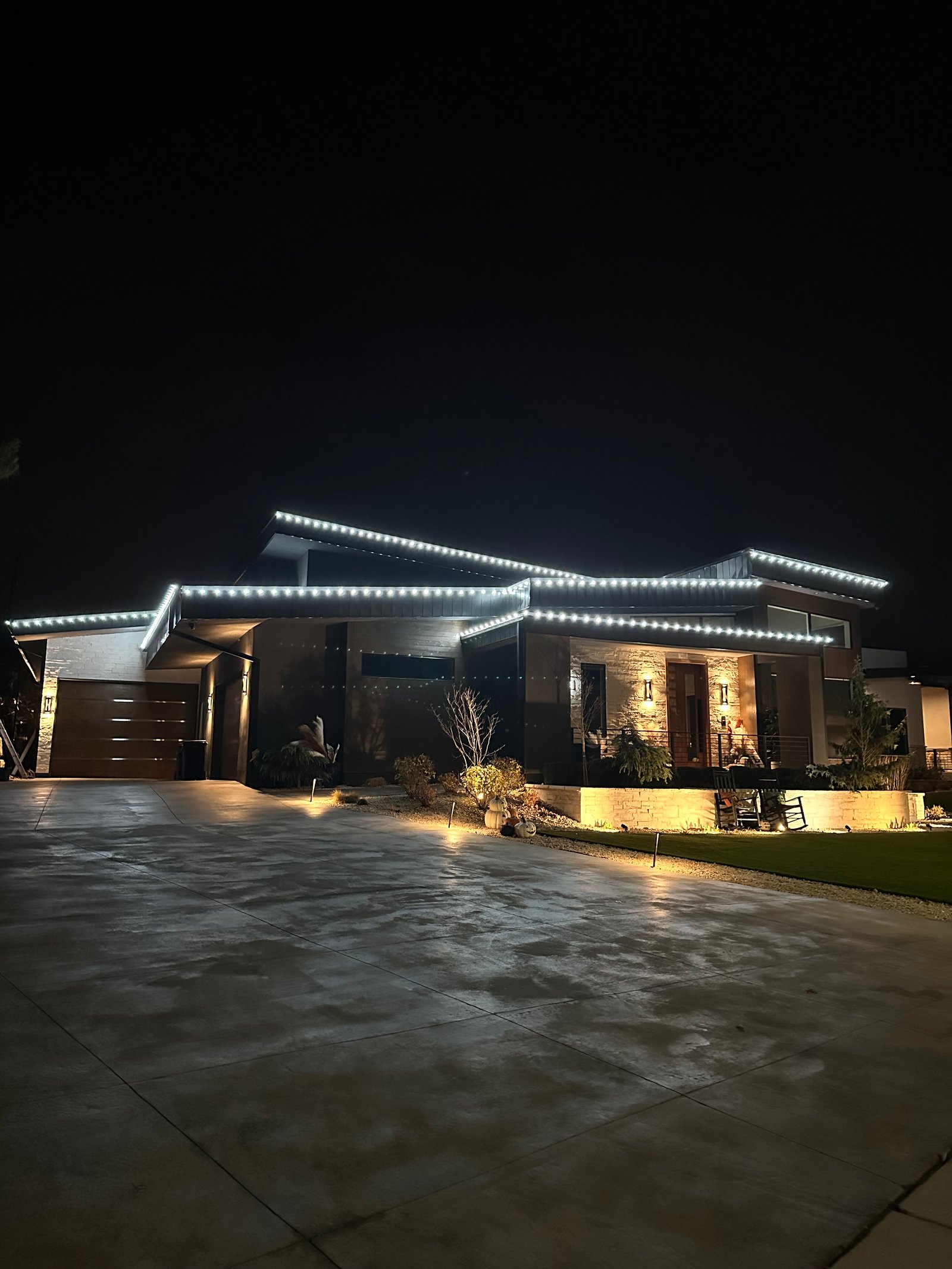 Holiday light display